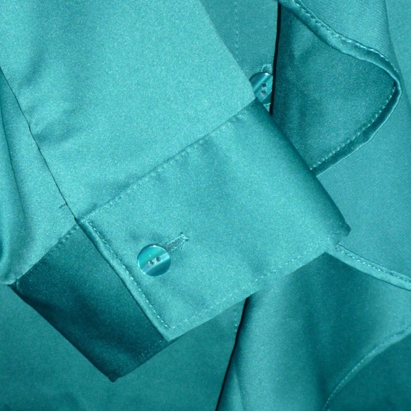 Coldwater Creek - Ruffle Front Blouse - Picture 3 of 8